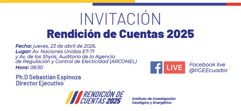 Invitación Rendición de Cuentas IIGE 2025